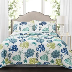 Coastal Reef Quilt 3 Piece Set