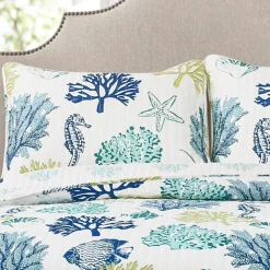 Coastal Reef Quilt 3 Piece Set