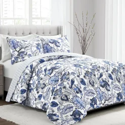 Cynthia Jacobean 3 Piece Quilt Set
