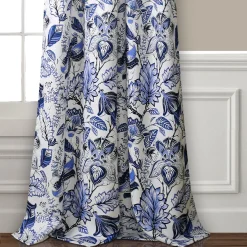 Cynthia Jacobean Light Filtering Window Curtain Set