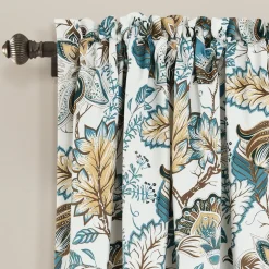 Cynthia Jacobean Light Filtering Window Curtain Set