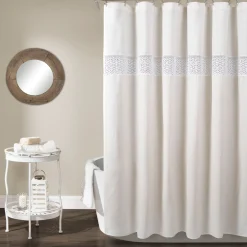Dana Lace Shower Curtain