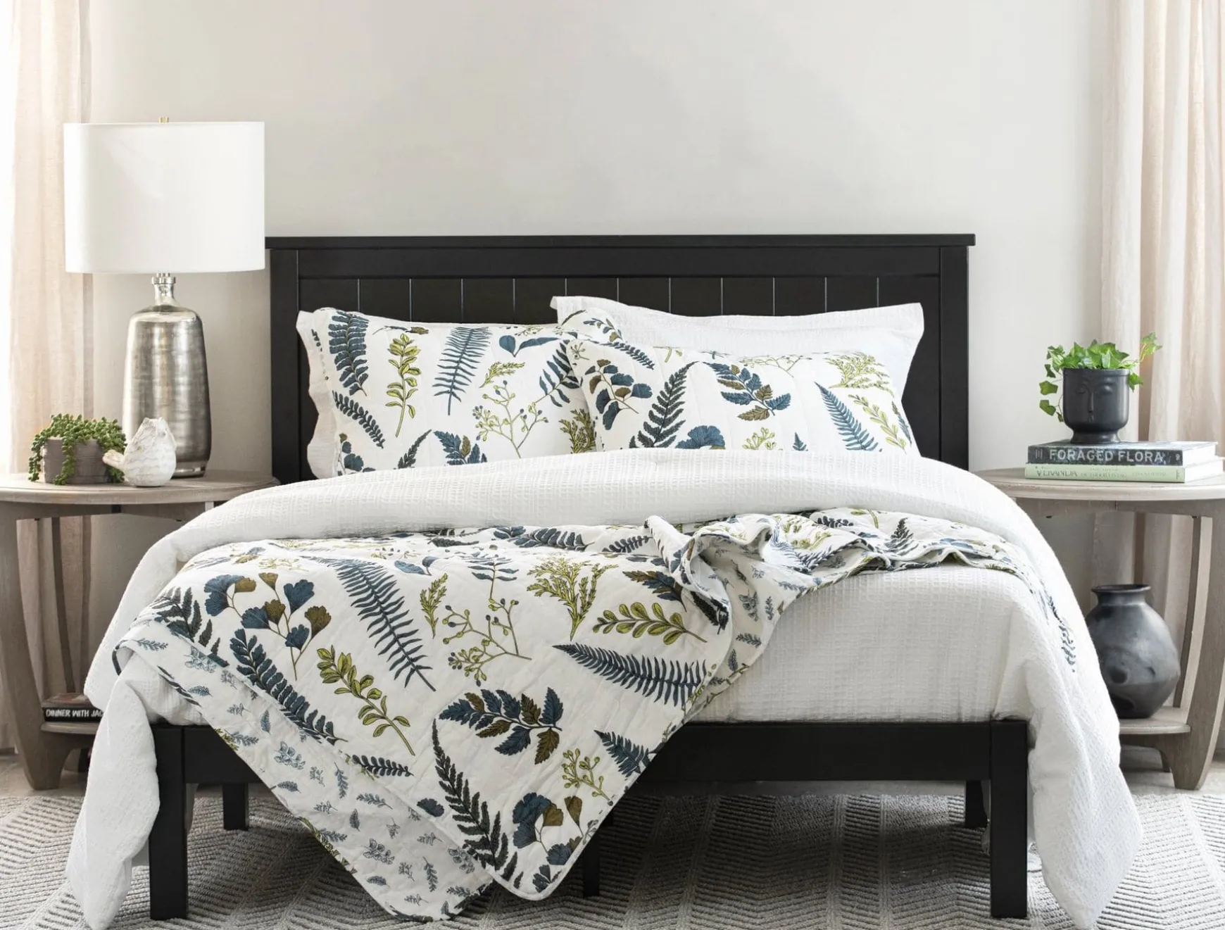 Devonia All Over Cotton Quilt 3 Piece Set