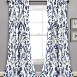 Devonia All Over Light Filtering Window Curtain Panel Set