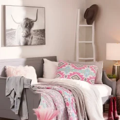 Diamond Clip Jacquard Duvet Cover 3 Piece Set