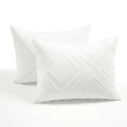 Diamond Clip Jacquard Duvet Cover 3 Piece Set