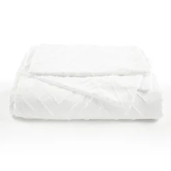 Diamond Clip Jacquard Duvet Cover 3 Piece Set