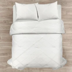 Diamond Geo Jacquard 3 Piece Comforter Set
