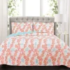 Dina Coral Quilt 3 Piece Set