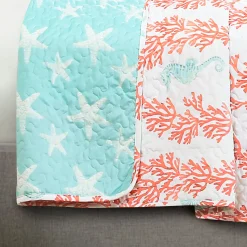 Dina Coral Quilt 3 Piece Set
