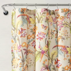 Dolores Linen Textured Shower Curtain