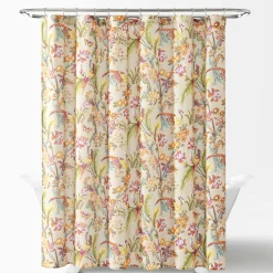 Dolores Linen Textured Shower Curtain