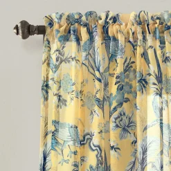 Dolores Sheer Window Curtain Panel Set