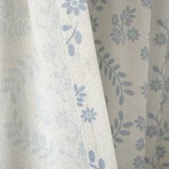 Doreen Delicate Floral Window Curtain Panel Set