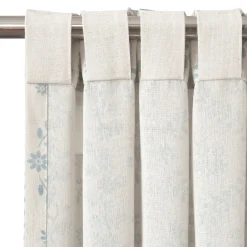 Doreen Delicate Floral Window Curtain Panel Set