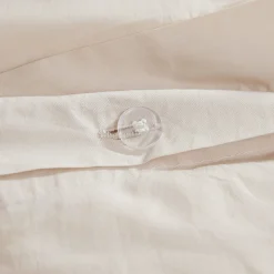 Doris Eyelet Inset Trim Cotton Duvet Cover Set