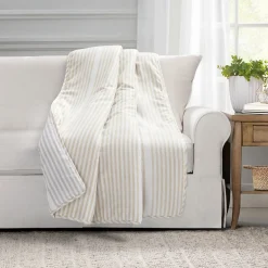 Drew Stripe Silver-Infused Antimicrobial Throw