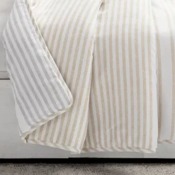 Drew Stripe Silver-Infused Antimicrobial Throw