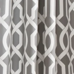 Edward Trellis Light Filtering Window Curtain Panel Set