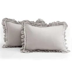 Ella Ruffle Lace 3 Piece Bedspread Set