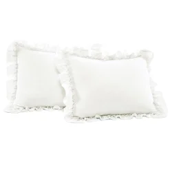Ella Ruffle Lace 3 Piece Comforter Set