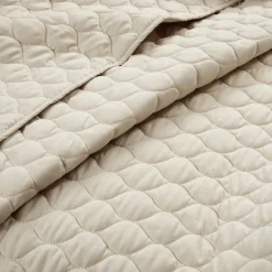 Ella Ruffle Lace 3 Piece Quilt Set