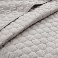 Ella Ruffle Lace 3 Piece Quilt Set