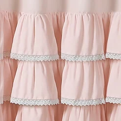 Ella Ruffle Lace Shower Curtain