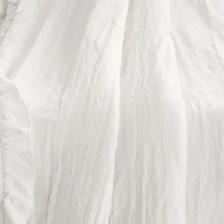 Ella Ruffle Lace Throw