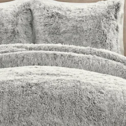 Emma Cozy Ultra Soft Two Tone Faux Fur Comforter Set