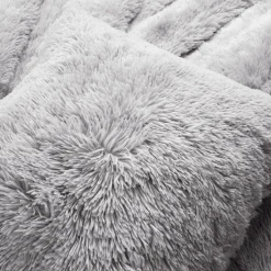 Emma Faux Fur Duvet Cover 3 Piece Set