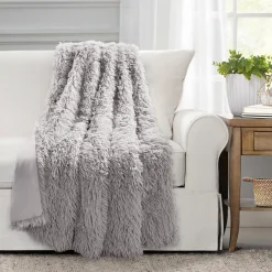 Emma Faux Fur Throw