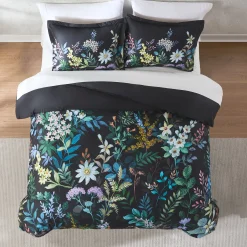 Fantasy Floral Cotton Duvet Cover Set