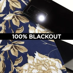 Farmhouse Bird And Flower Insulated Grommet Blackout Window Curtain Panel Set