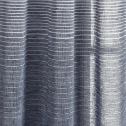 Farmhouse Ombre Stripe Grommet Sheer Window Curtain Panel Set