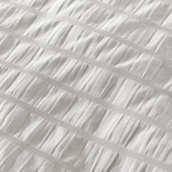 Farmhouse Seersucker 5 Piece Comforter Set