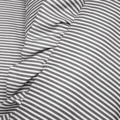 Farmhouse Stripe Reyna Ruffle Reversible Comforter 3 Piece Set