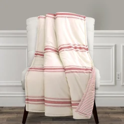 Farmhouse Stripe Throw