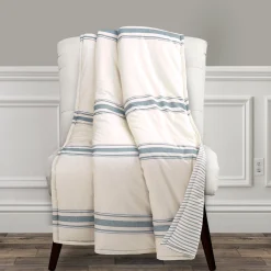Farmhouse Stripe Throw