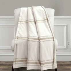 Farmhouse Stripe Throw