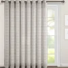 Farmhouse Textured Grommet Sheer Ultra Wide Window Curtain Panel