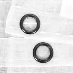 Farmhouse Textured Grommet Sheer Indoor/Outdoor Window Curtain