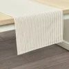 Farmhouse Ticking Stripe Yarn Dyed Table Runner