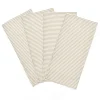 Farmhouse Ticking Stripe Yarn Dyed Napkin 4-Pack Set