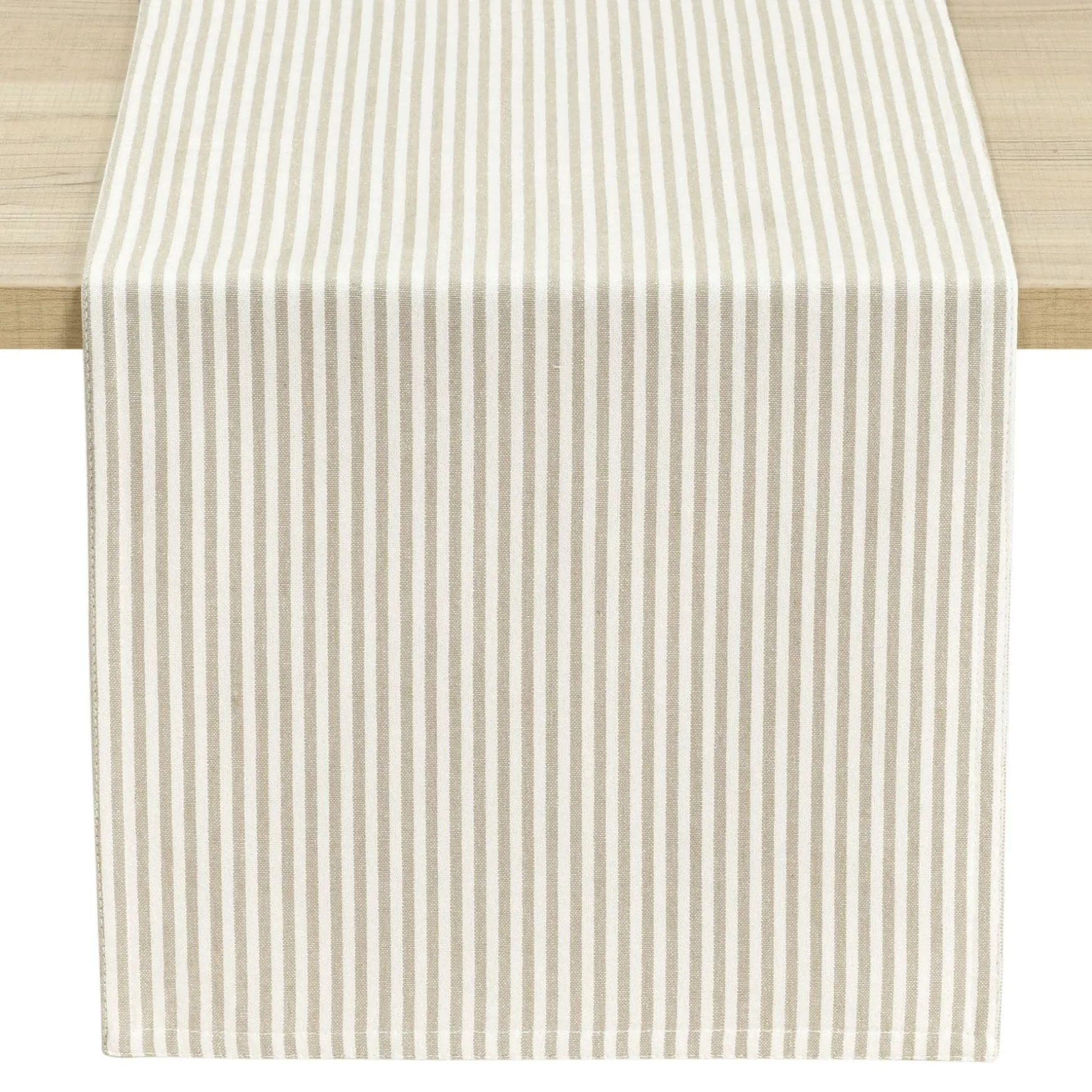 Farmhouse Ticking Stripe Yarn Dyed Table Runner