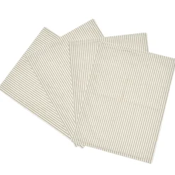 Farmhouse Ticking Stripe Yarn Dyed Placemat 4-Pack Set