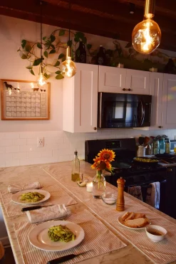 Farmhouse Ticking Stripe Yarn Dyed Placemat 4-Pack Set