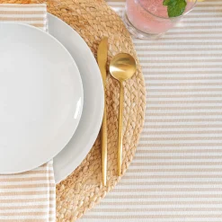 Farmhouse Ticking Stripe Yarn Dyed Napkin 4-Pack Set