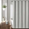 Farmhouse Vintage Stripe Yarn Dyed Recycled Cotton Blend Shower Curtain