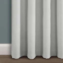 Faux Linen Absolute Blackout Window Curtain Panel